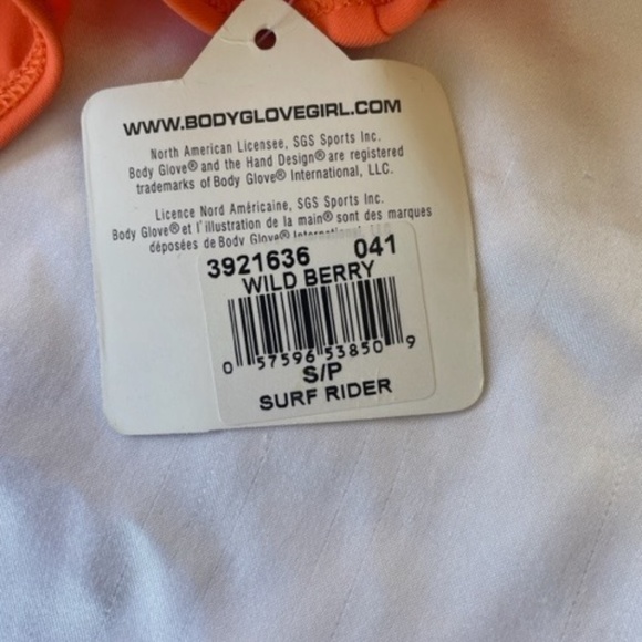 BODY GLOVE BELTED BIKINI BOTTOM w KONA SOL MATCHING TOP NWT READ - Picture 7 of 10